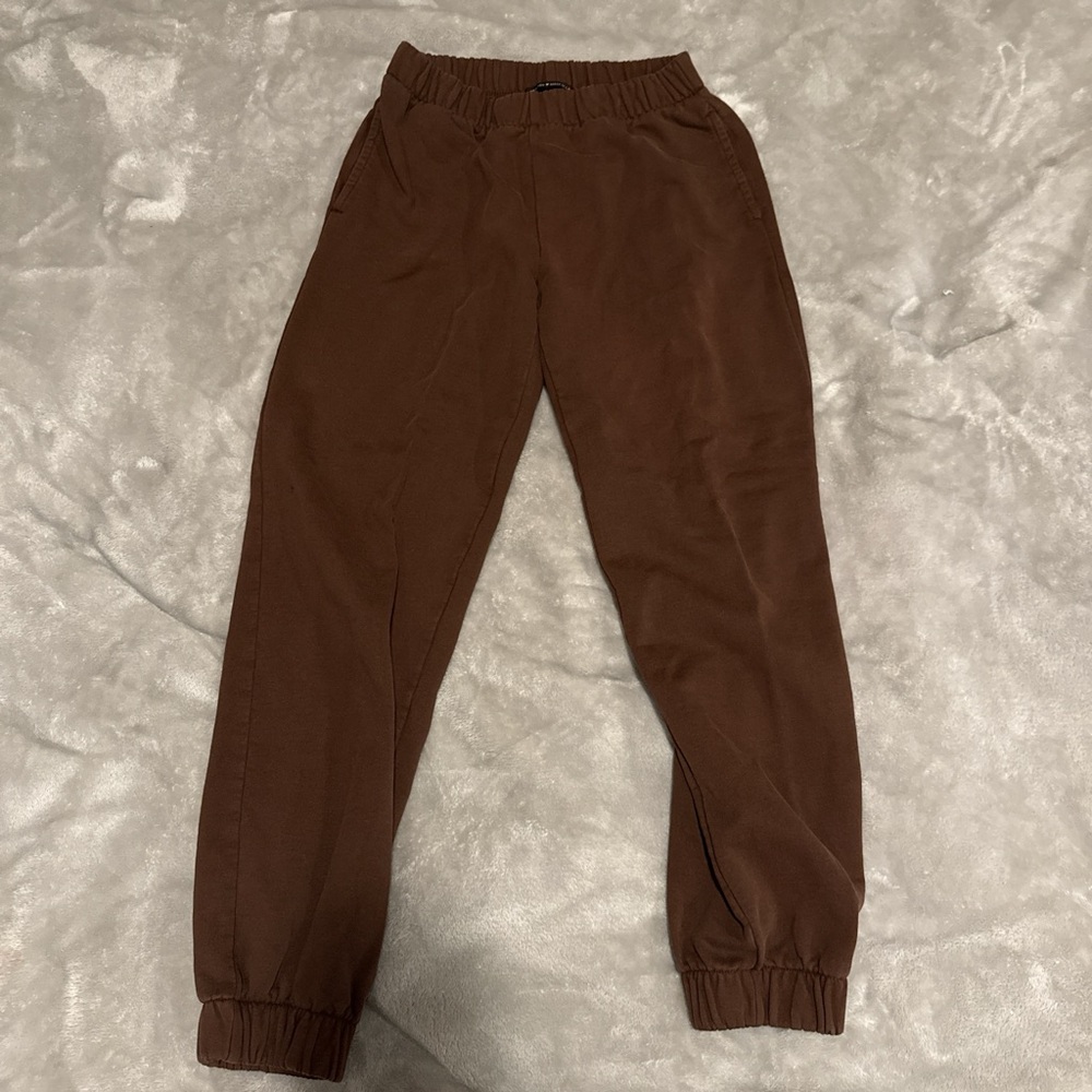 Brandy Melville Chocolate Brown Kids Joggers
